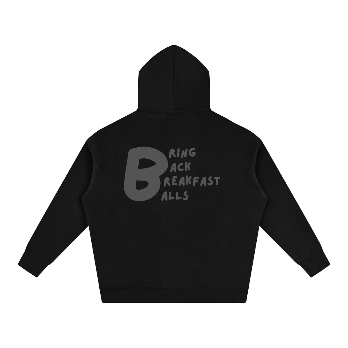 Black Out Breakfast Balls Hoodie